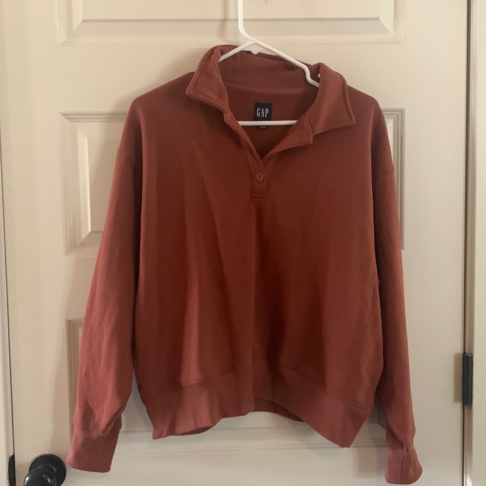Gap vintage soft henley sweatshirt
